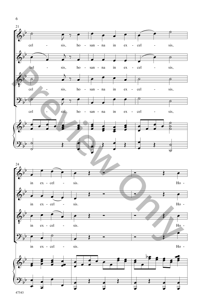 Sanctus (SATB ) by Franz Schubert/arr. Patri | J.W. Pepper Sheet Music