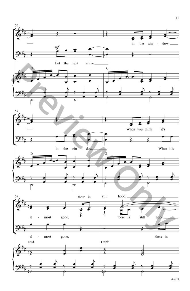 Light (SATB ) by Lisa Loeb & Cliff Goldmache | J.W. Pepper Sheet Music