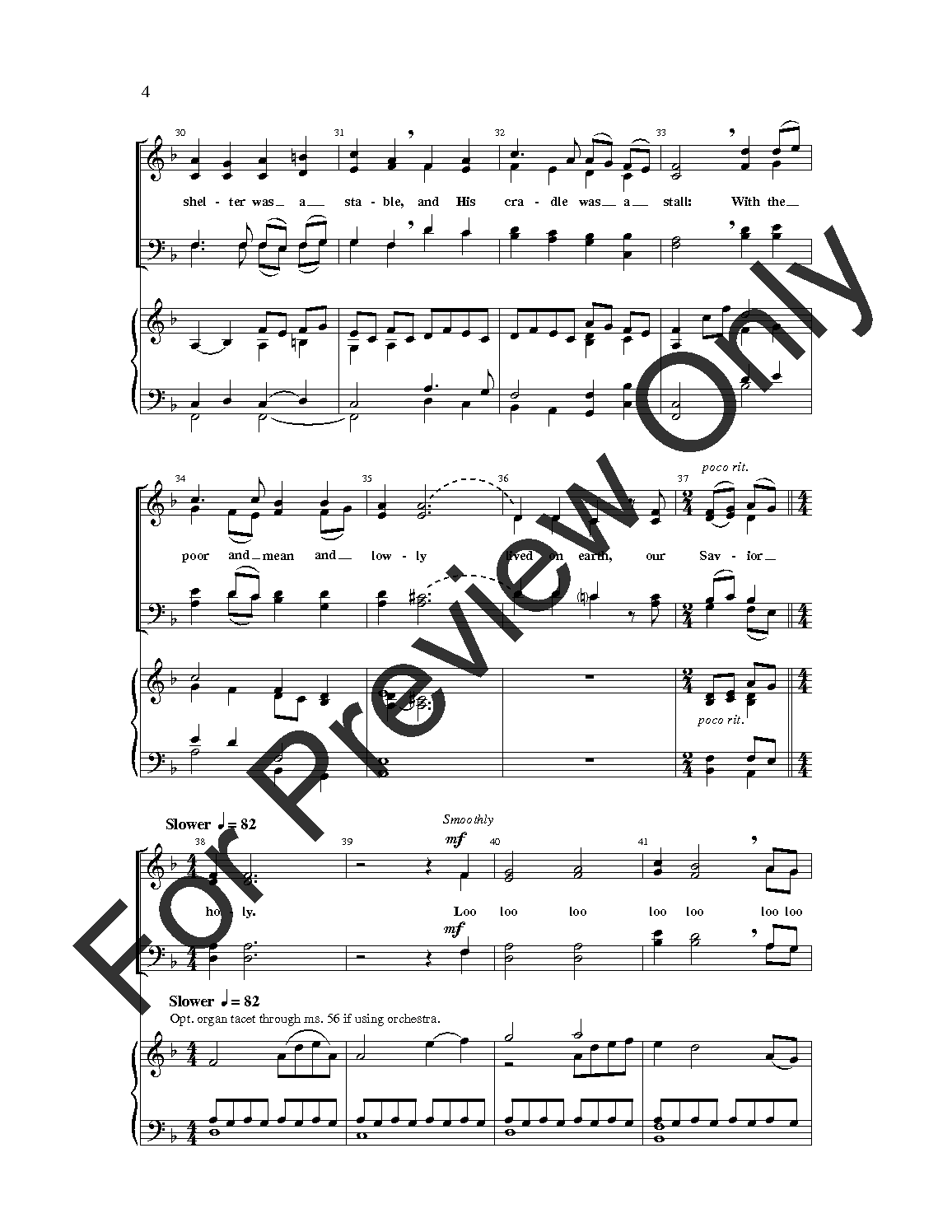 Once In Royal David S City Satb By Cecil J W Pepper