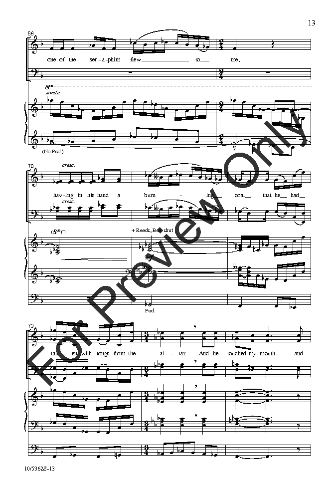 I Saw the Lord (SATB ) by Stephen Burtonwood| J.W. Pepper Sheet Music