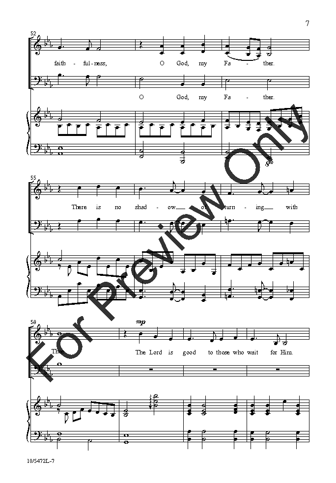 Steadfast Love (SATB ) by Larry Shackley| J.W. Pepper Sheet Music