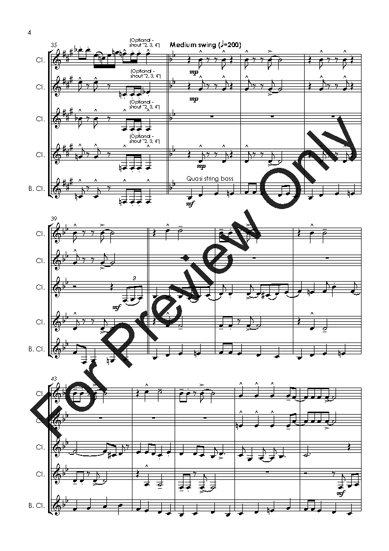 american patrol clarinet sheet music