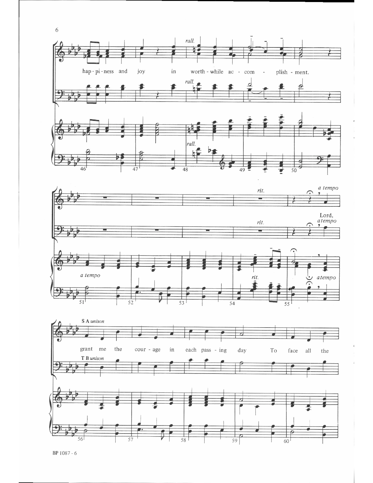 Hymn of Courage (SATB ) | J.W. Pepper Sheet Music