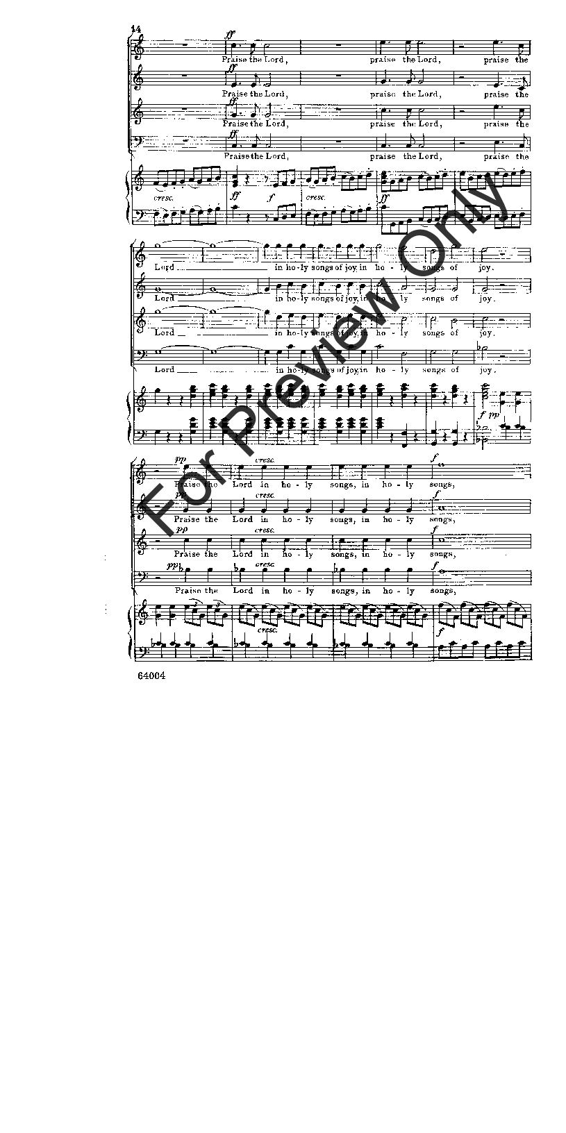 Hallelujah Chorus (SATB ) by Ludwig van Beet J.W. Pepper Sheet Music