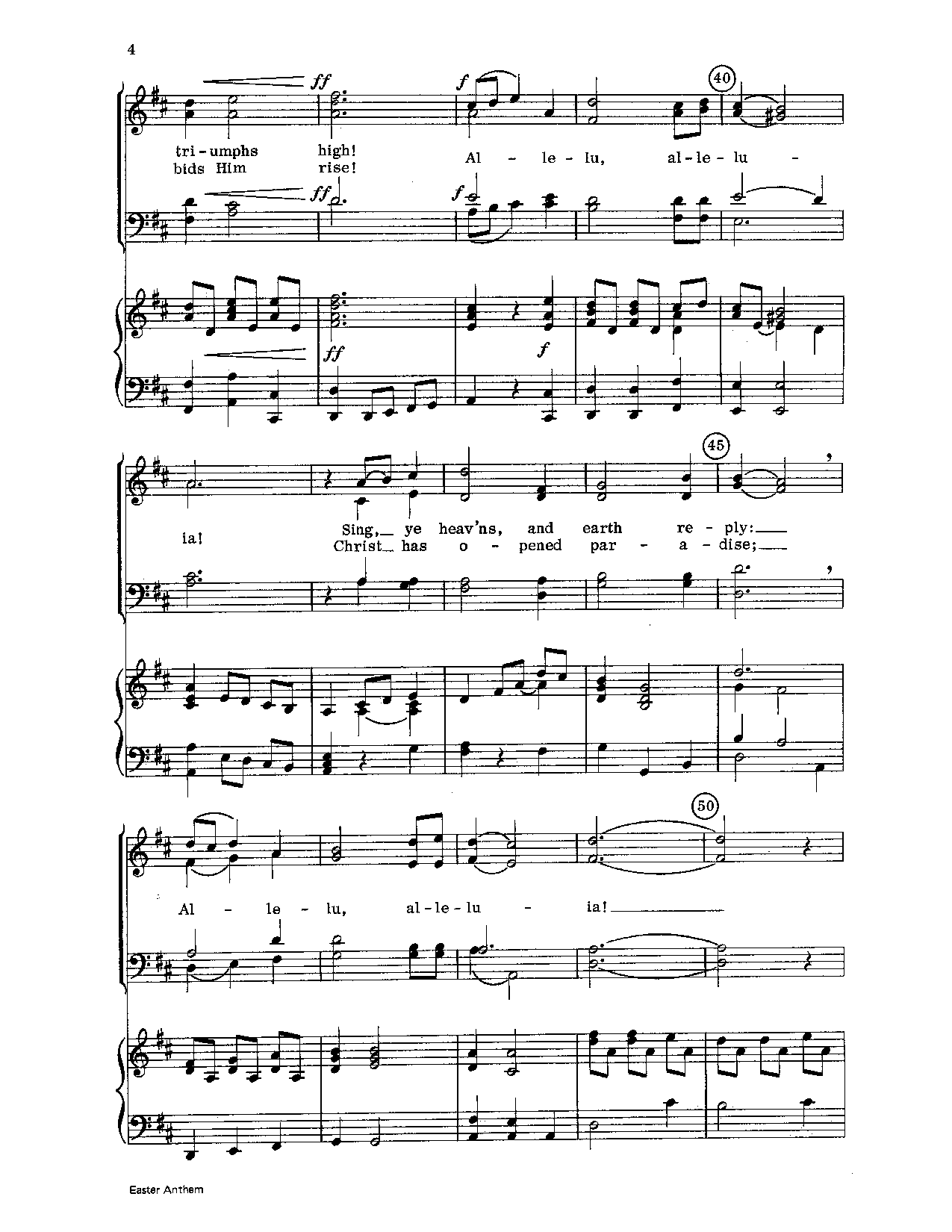 Easter Anthem (SATB ) by HERRING / SCHRADER| J.W. Pepper Sheet Music