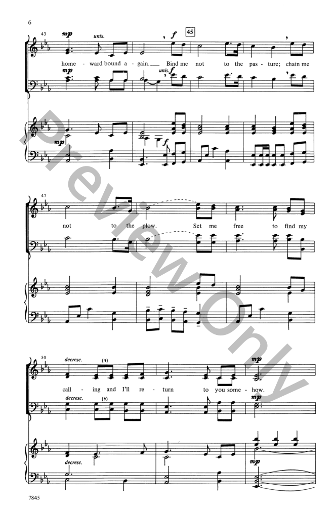 Homeward Bound (SATB ) by Marta Keen/arr. Ja | J.W. Pepper Sheet Music