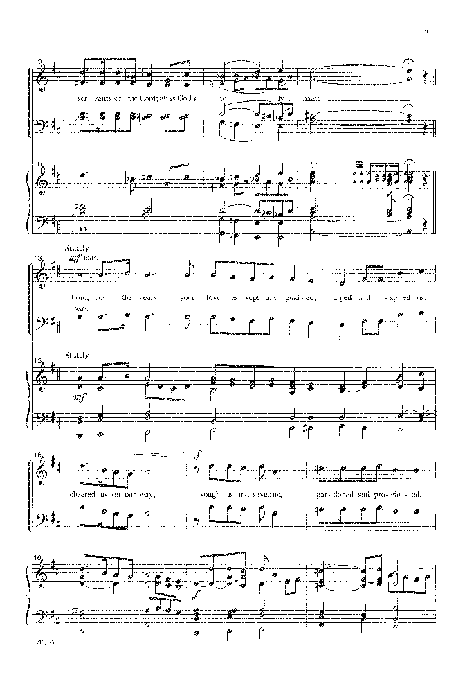 Lord for the Years (SATB ) by POTE| J.W. Pepper Sheet Music