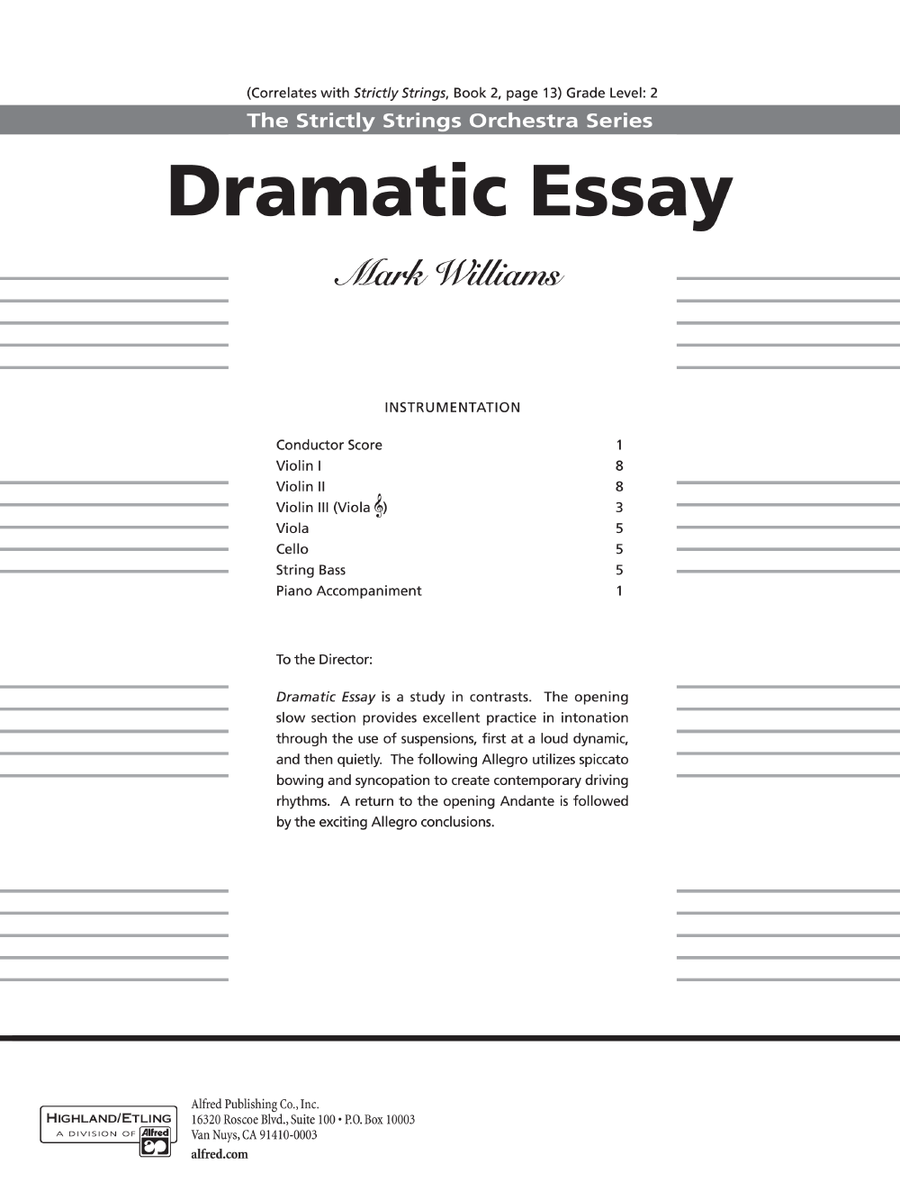 dramatic essay starters