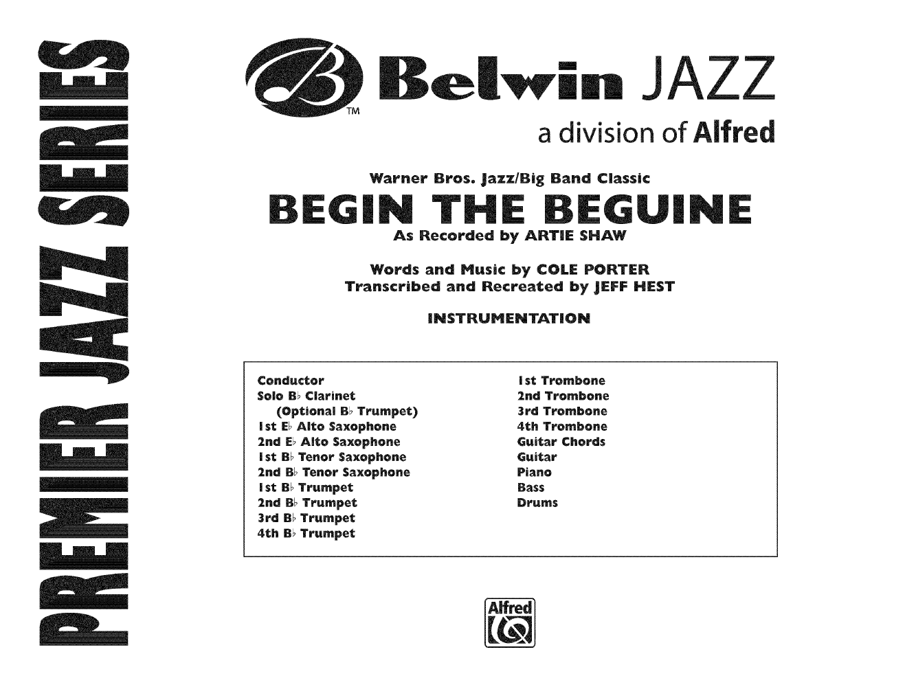 Begin The Beguine By Artie Shaw Arr Hest J W Pepper Sheet Music