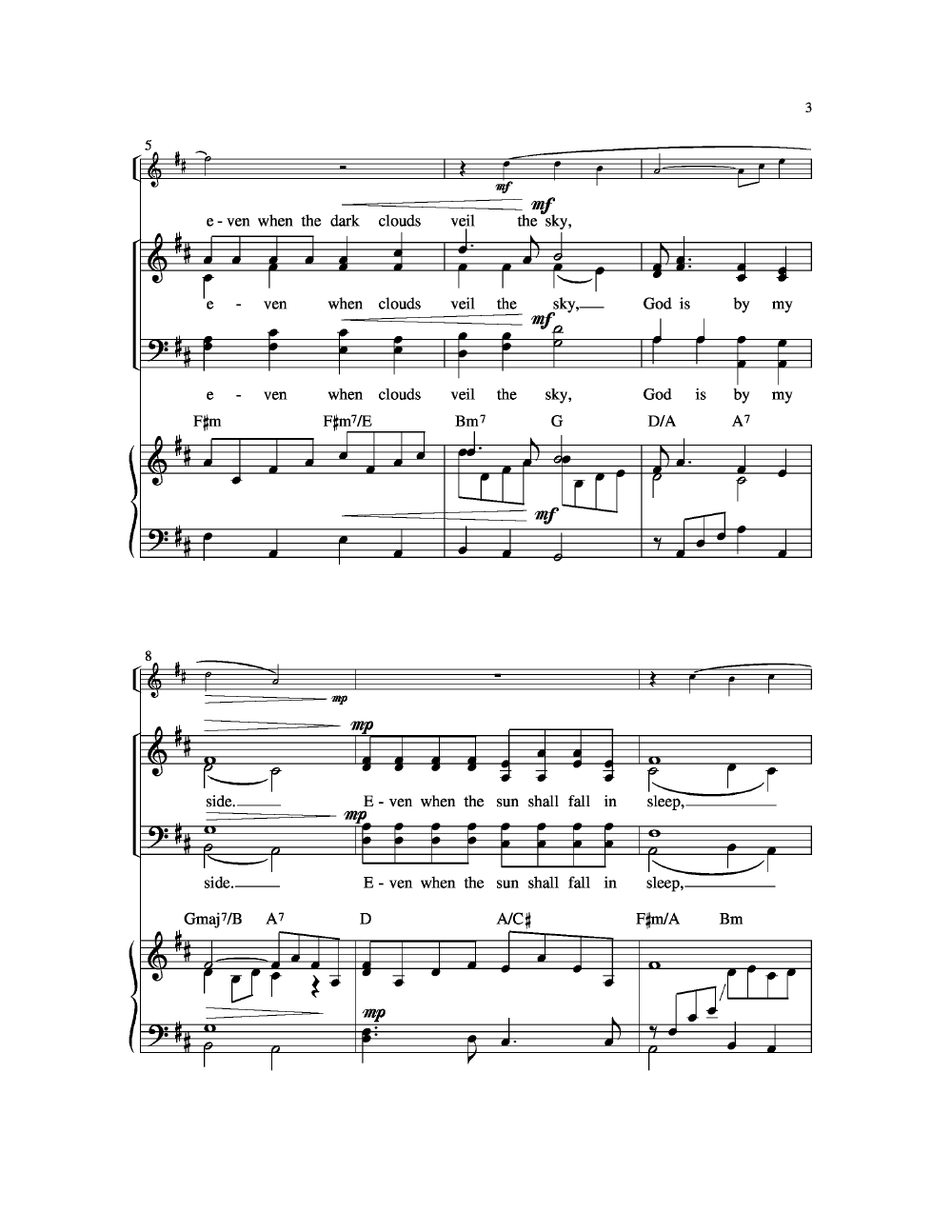 Clouds Veil (SATB ) | J.W. Pepper Sheet Music