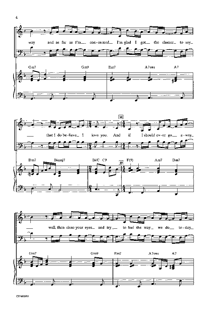 That's What Friends Are For (SATB ) arr. Gre | J.W. Pepper Sheet Music