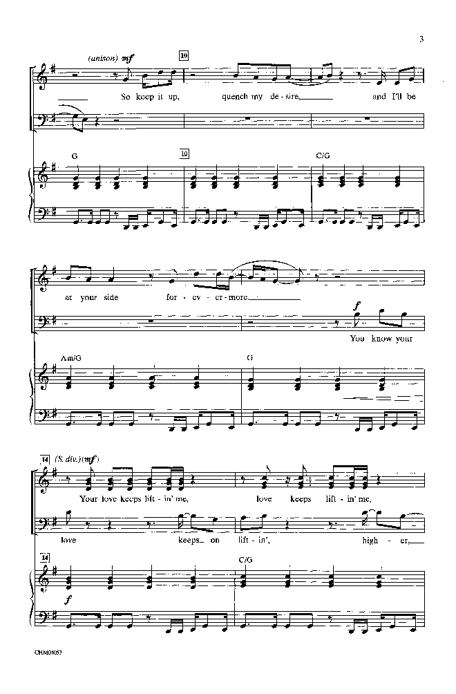 Higher and Higher (SATB ) arr. Alan Billings | J.W. Pepper Sheet Music