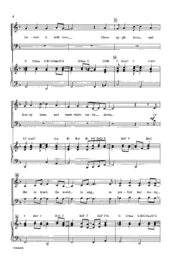 I'd Like to Teach the World to Sing (Three-Part M | J.W. Pepper Sheet Music