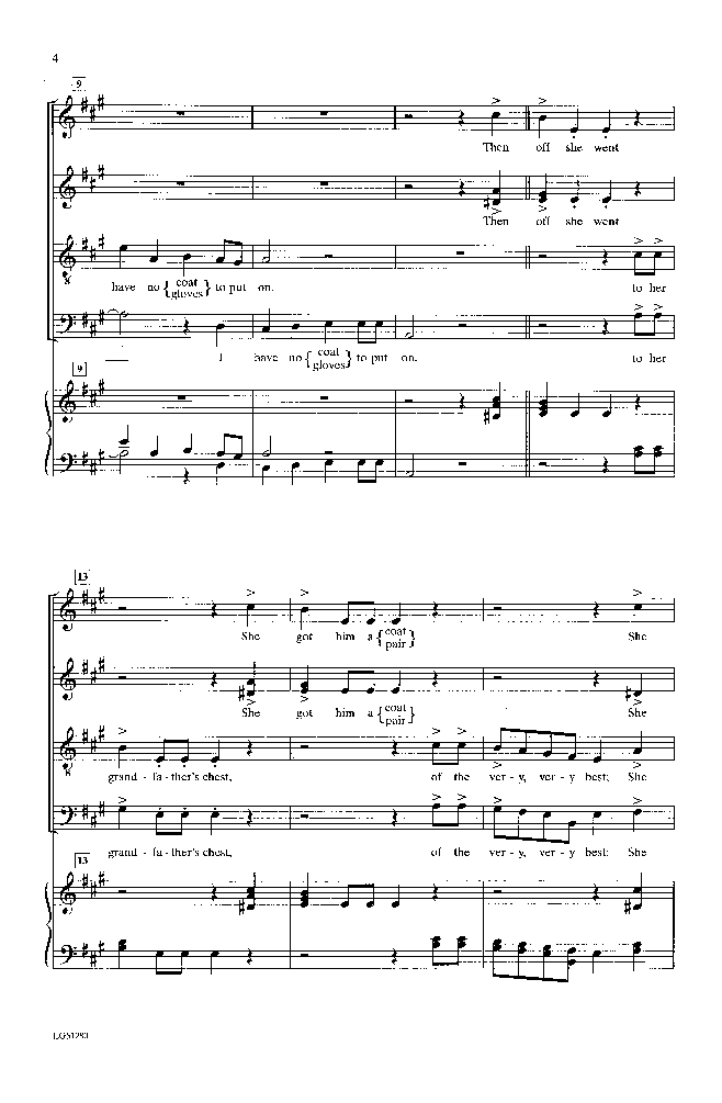 Soldier, Soldier, Won't You Marry Me? (SATB | J.W. Pepper Sheet Music