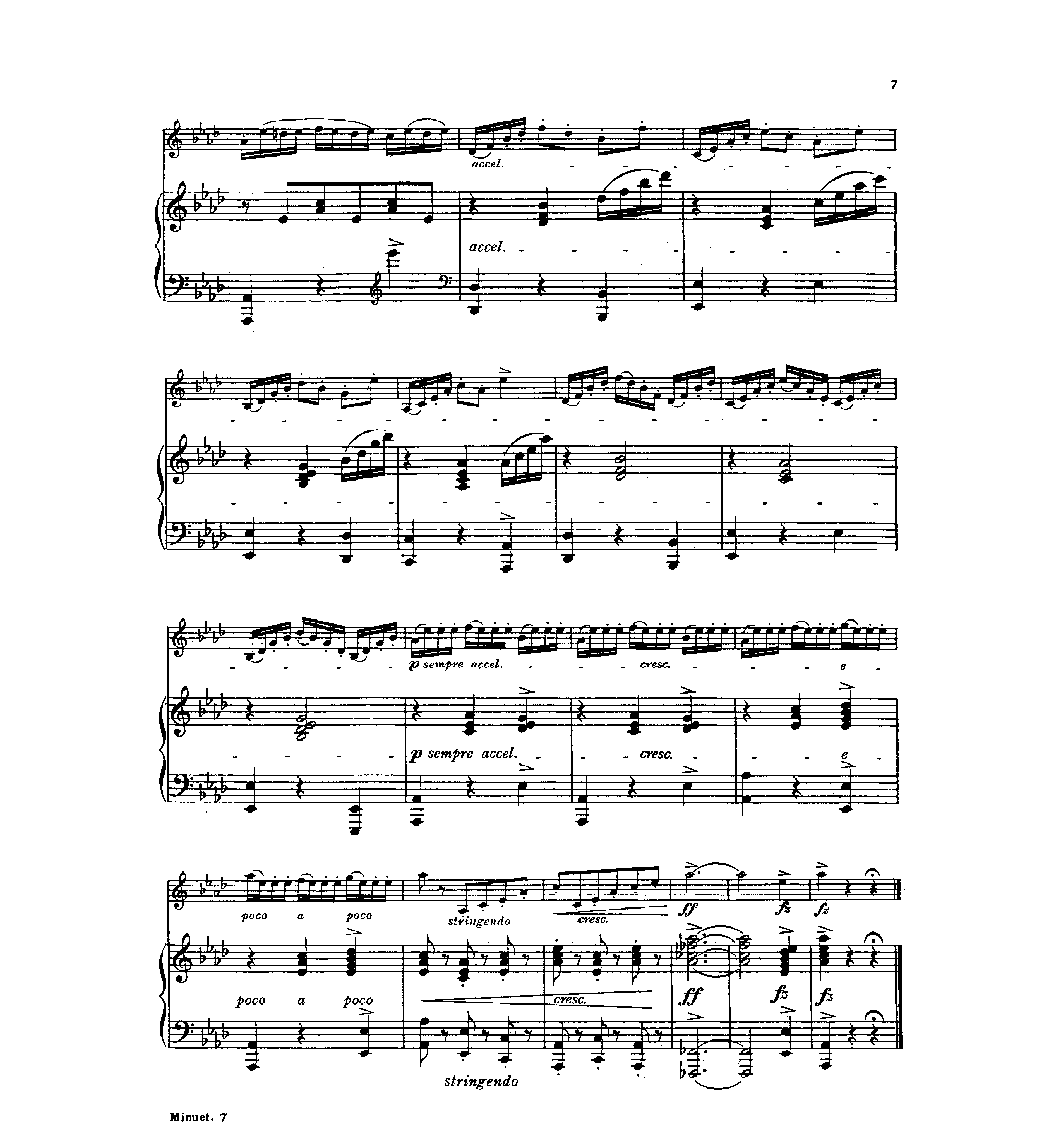 Minuet Scherzo Alto Sax Solo With Pianoandnbs Jw Pepper Sheet Music 