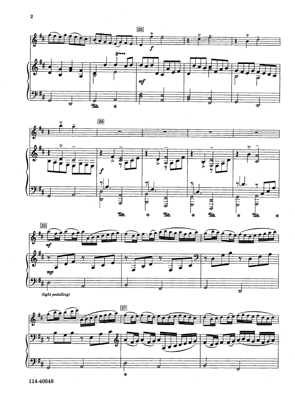 Pachelbel Canon (Violin Solo with Piano | J.W. Pepper Sheet Music