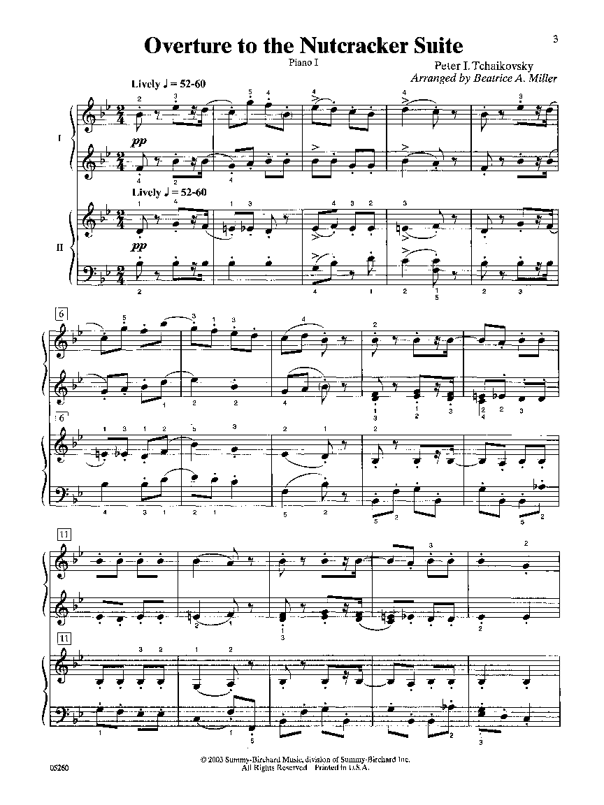 Overture to the Nutcracker Suite by P. I. Tchaiko | J.W. Pepper Sheet Music