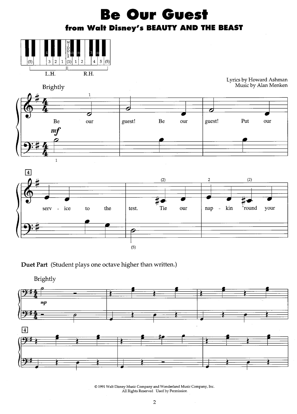 Disney Favorites (Five Finger Piano) by Various| J.W ...