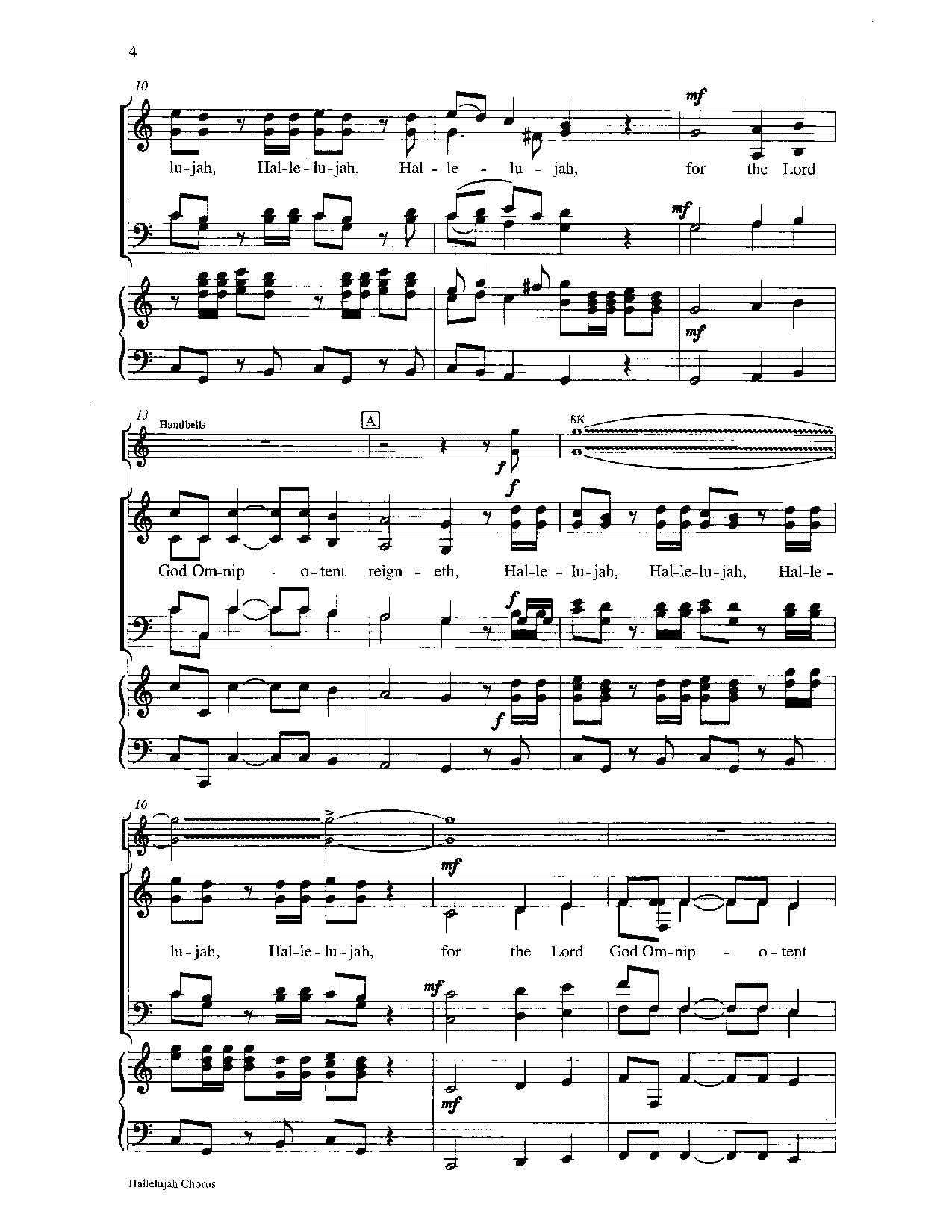 Hallelujah Chorus (SATB ) by G. F. Handel/ar | J.W. Pepper Sheet Music