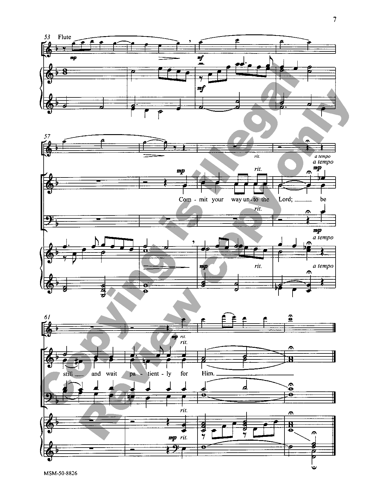 Song of Commitment (SATB ) by GROTENHUIS, D| J.W. Pepper Sheet Music