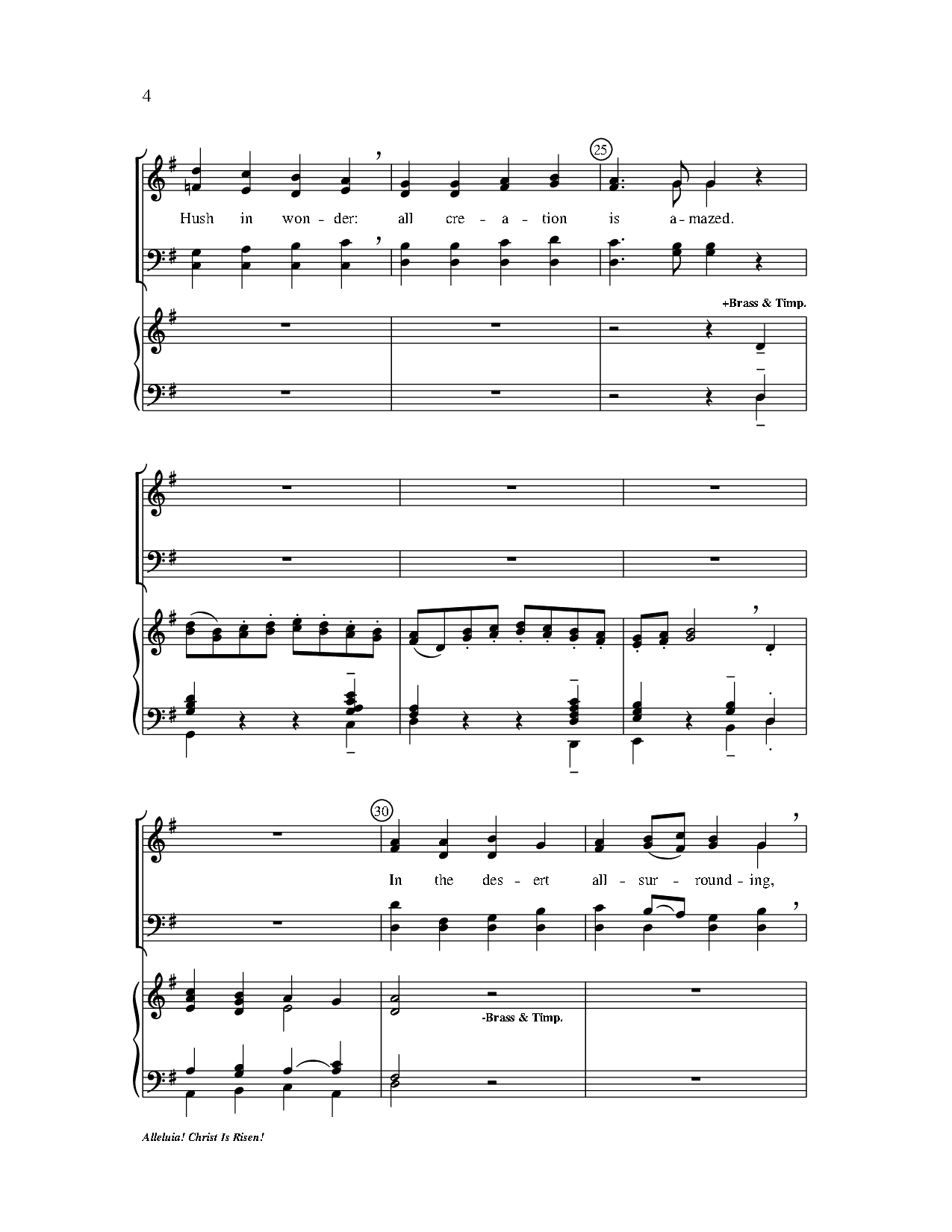 Alleluia Christ Is Risen (SATB ) by Brian Wr | J.W. Pepper Sheet Music